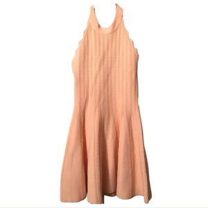 *LIKE NEW* BEBE Scalloped Halter Neck Dress